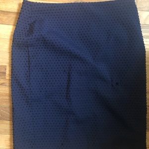 Banana republic navy blue pencil skirt.